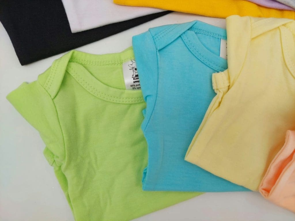 Sublimation Blanks : Short Sleeved Babygrow/Body Vest