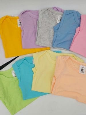 Sublimation Blanks : Short Sleeved Babygrow/Body Vest