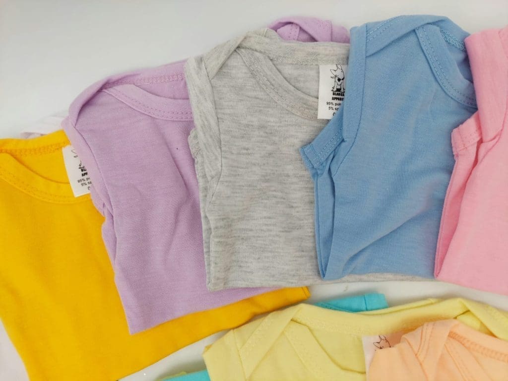 Sublimation Blanks : Short Sleeved Babygrow/Body Vest