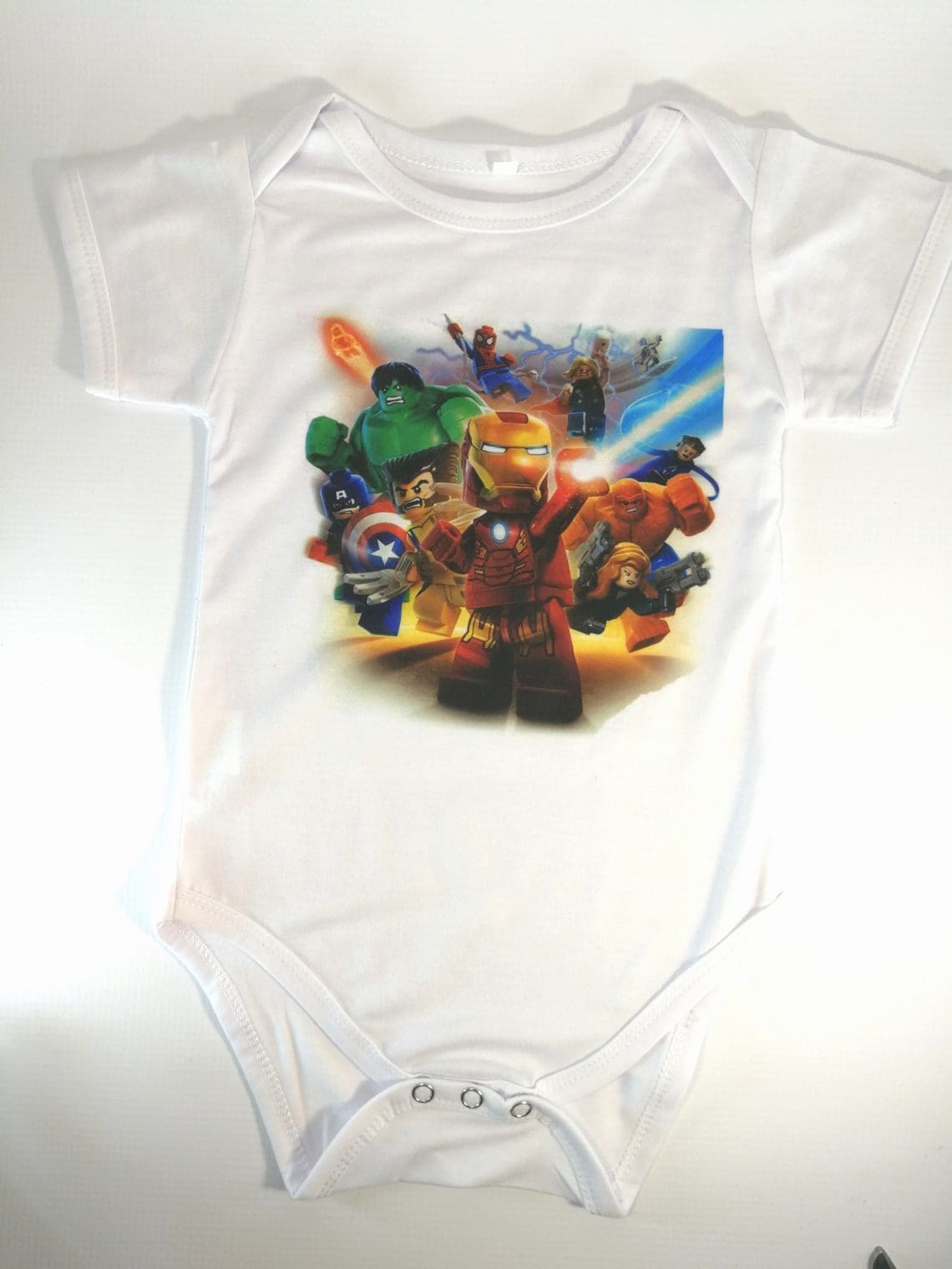 Sublimation Blanks : Short Sleeved Babygrow/Body Vest