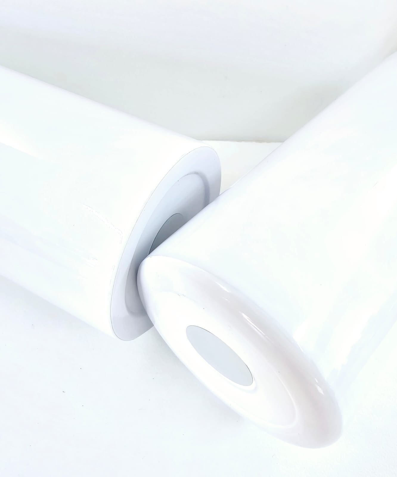 15ozNewFlatEdgeTumbler Sublimation Blanks : 15oz Straight Flat Bottom Tumbler (White & Silver)