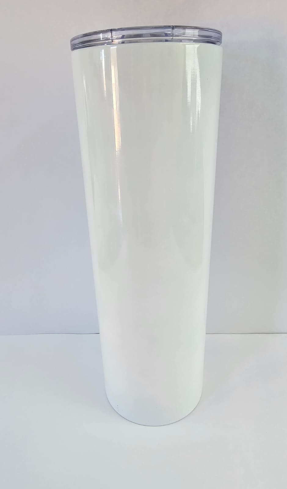 Sublimation Blanks : 30oz Straight Flat Edged Bottom Tumbler