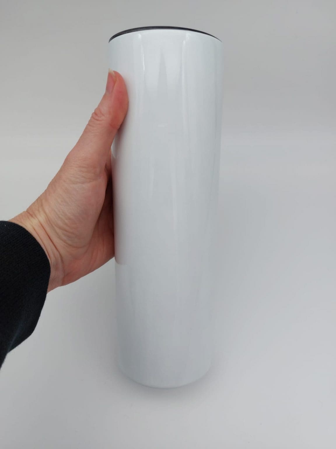 Sublimation Blanks : 30oz Straight Flat Edged Bottom Tumbler