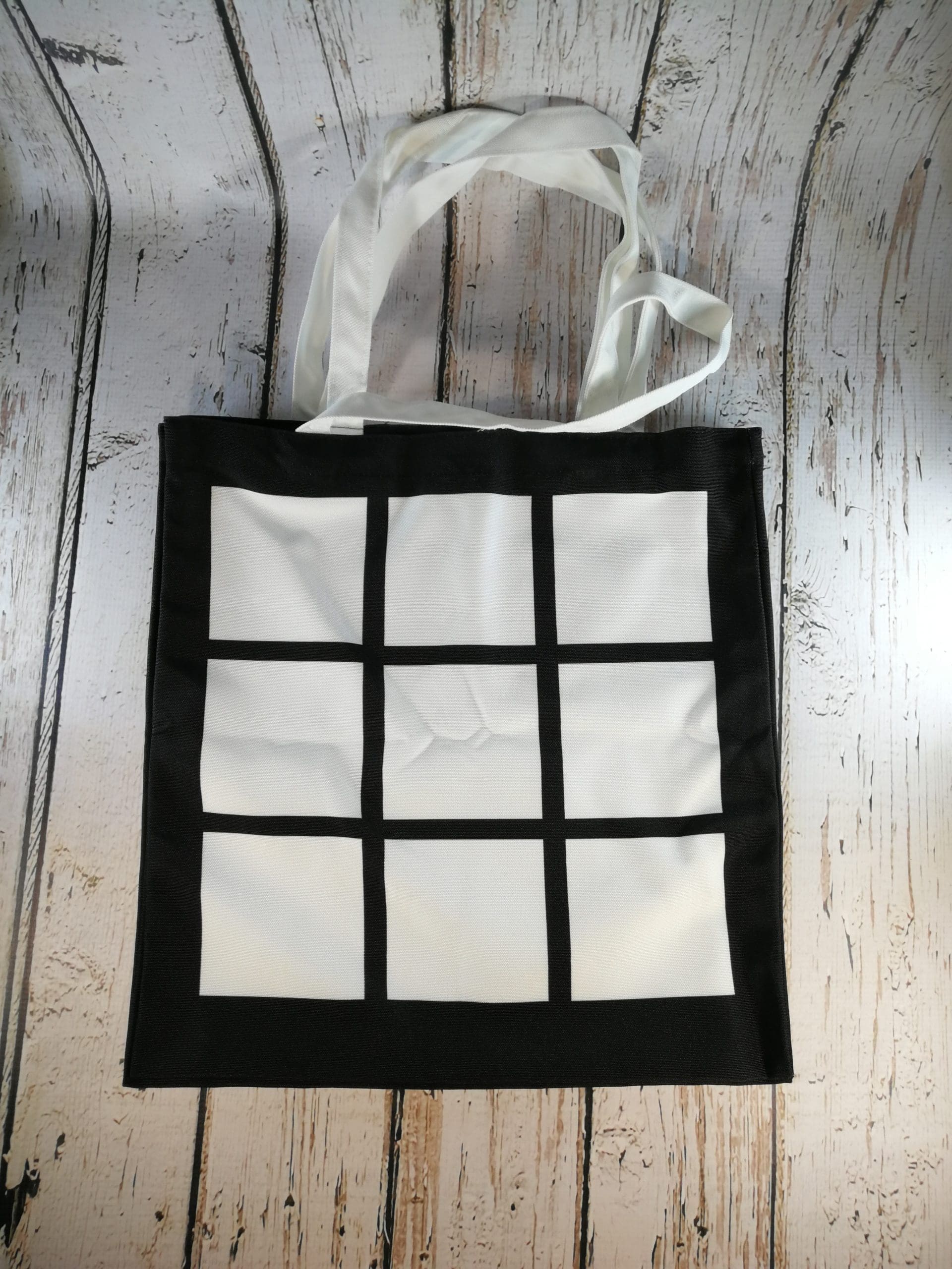9 panel shopping bag sublimation blanks