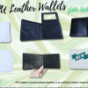 Sublimation Blanks : Men's PU Leather Wallet Single and Double Sided