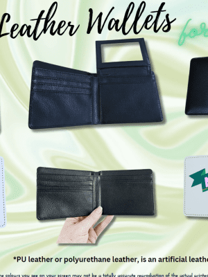 Mens Wallet All Sublimation Blanks : Men's PU Leather Wallet Single and Double Sided