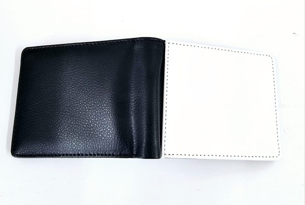 Sublimation Blanks : Men's PU Leather Wallet Single and Double Sided