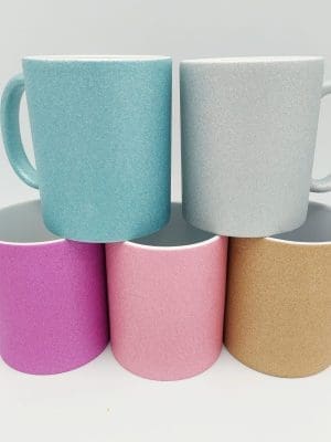 Sublimation Blanks : Glitter Mugs Now