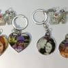 Sublimation Blanks : Double Magnet Keyring Set