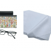 Sublimation Blanks : Glasses PU Leather Case & Cleaning Cloth