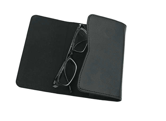 Sublimation Blanks : Glasses PU Leather Case & Cleaning Cloth