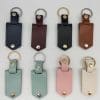 Sublimation Blanks : Soft PU Leather Keyring with metal insert