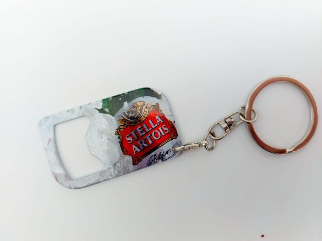 Sublimation Blanks : Metal Bottle Opener Keychain & Box for Sublimation