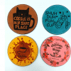 Sublimation Blanks : PU Leather Coasters
