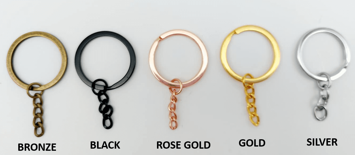 KeychainColours Keychain Supplies : Key & Chain