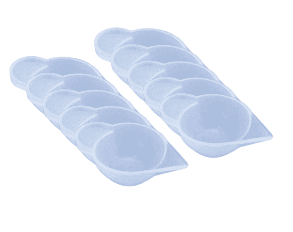 Arts & Crafts : 10ml silicone cup (Pack of 10)