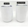 Sublimation Blanks : 12oz STRAIGHT (Gin) Wine Tumbler (White & Silver)