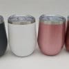 Engraving/Vinyl Blanks : 12oz Silver Rimmed Powder Coated Tumblers