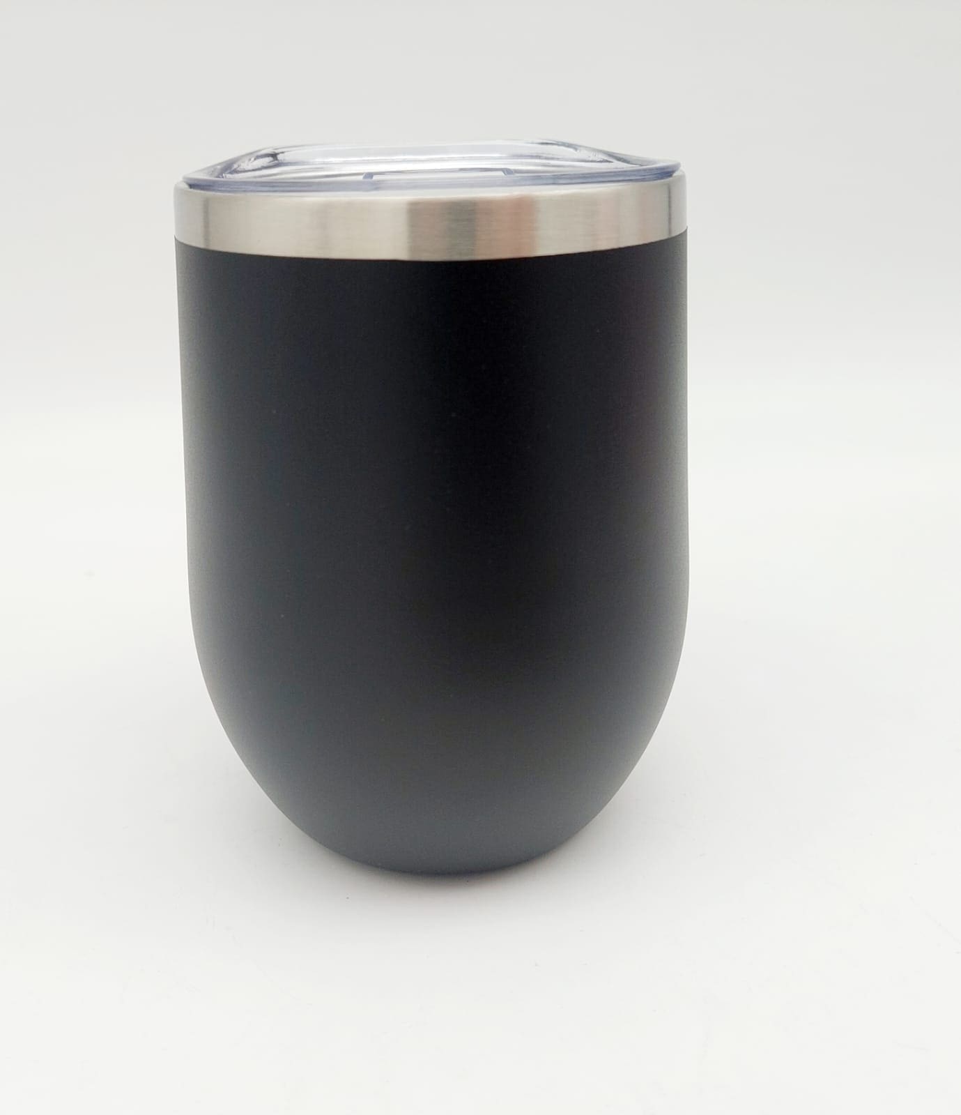 Engraving/Vinyl Blanks : 12oz Silver Rimmed Powder Coated Tumblers