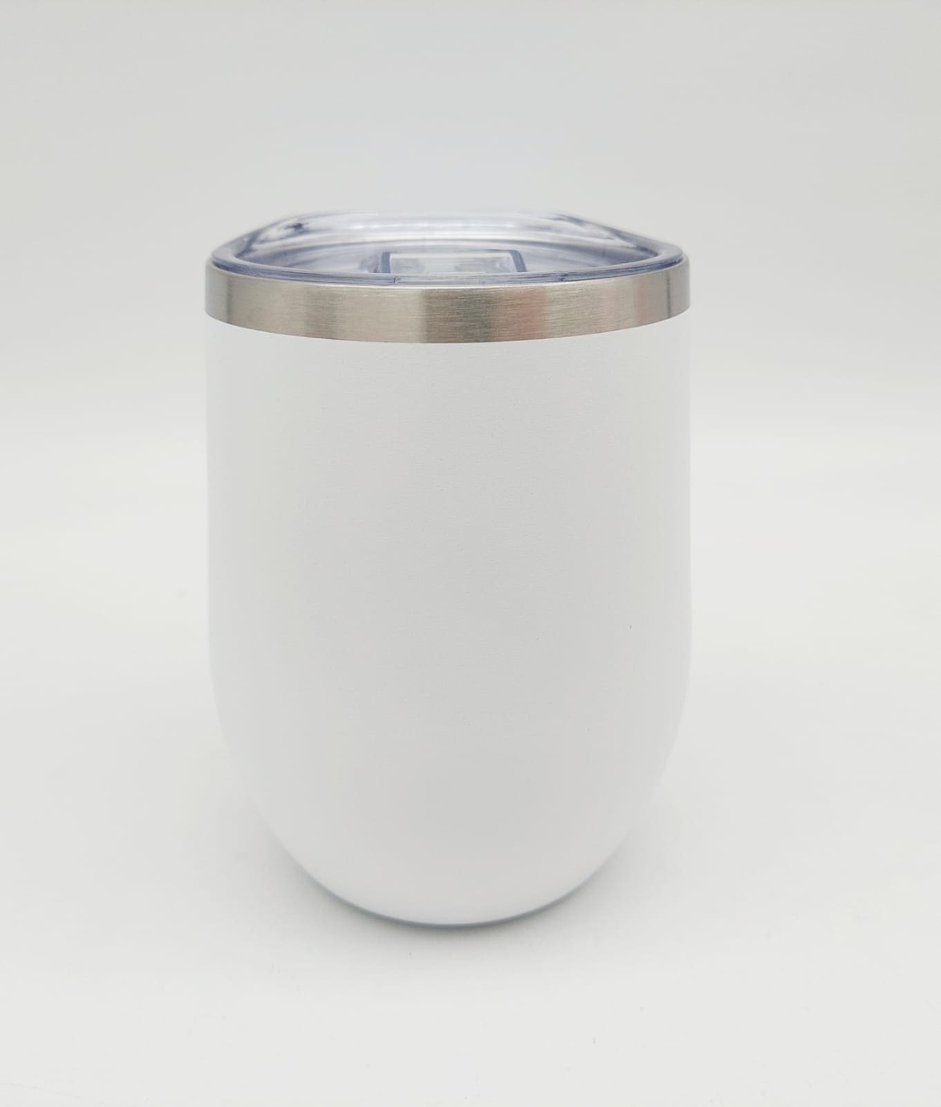 Engraving/Vinyl Blanks : 12oz Silver Rimmed Powder Coated Tumblers