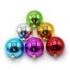 Christmas Sublimation : 8cm Glossy Solid Baubles
