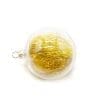 Christmas Sublimation : 8cm Transparent Tinsel Baubles