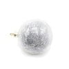 Christmas Sublimation : 8cm Transparent Tinsel Baubles