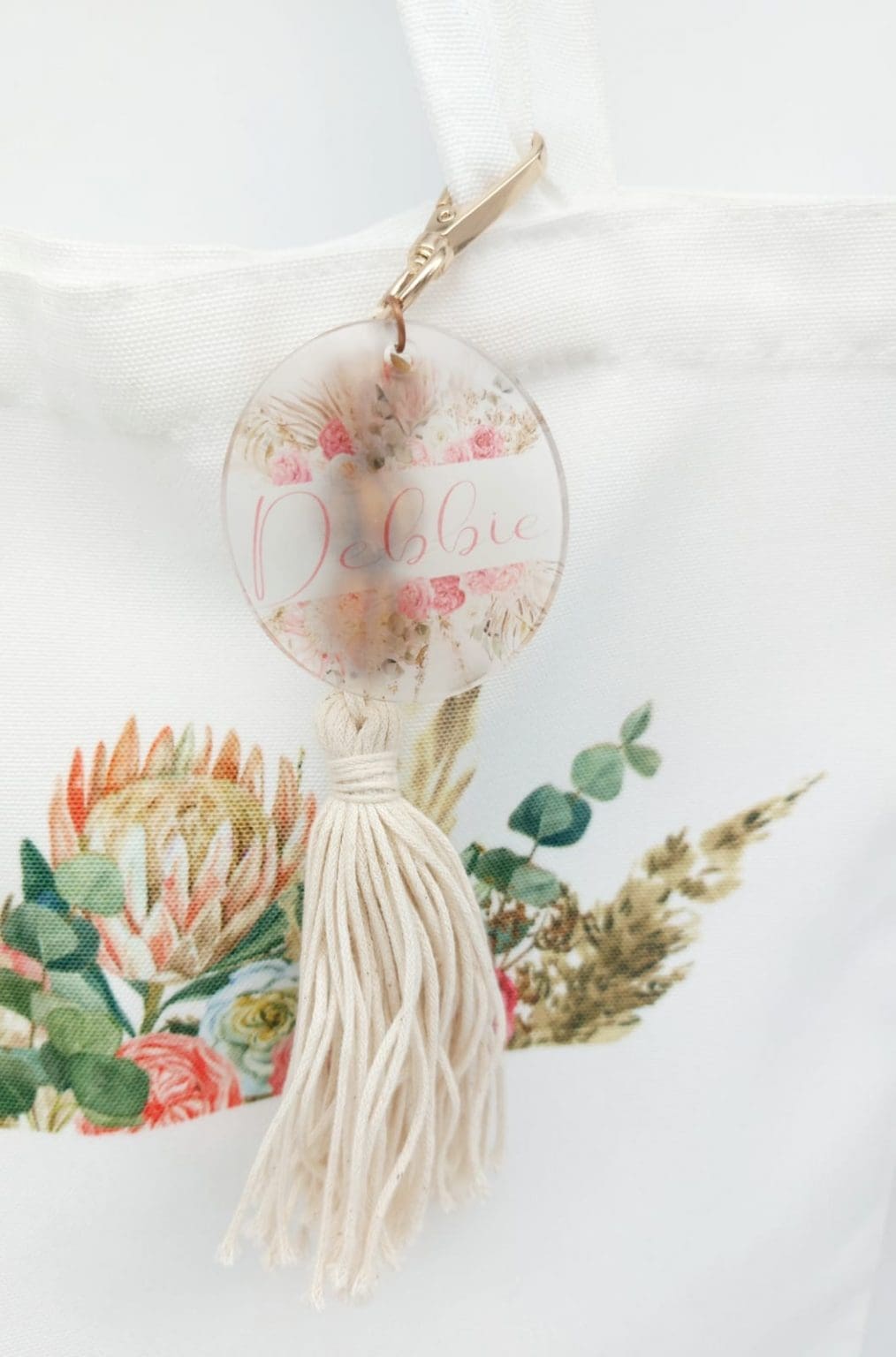 Sublimation Blanks : Canvas Tote Bag (Black & White)