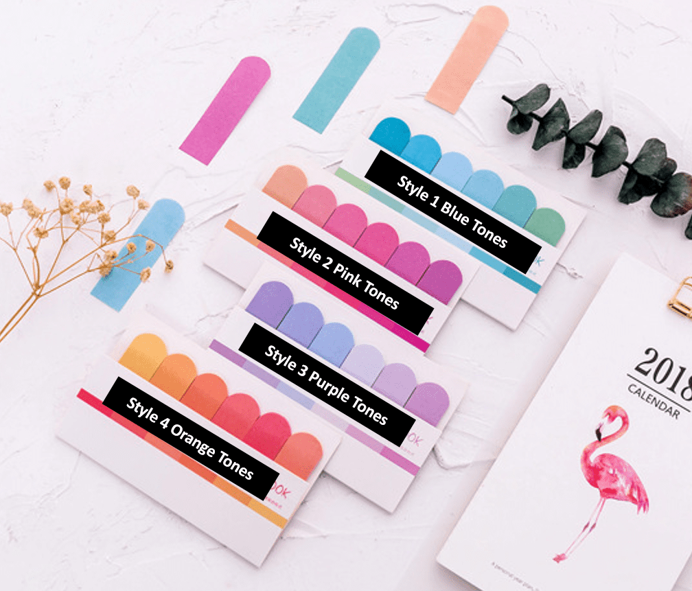 Binder Accessories : Sticky Tabs END OF RANGE