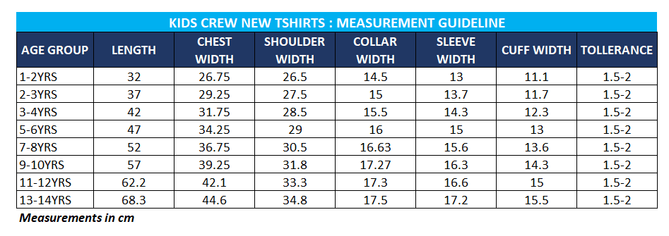 Sublimation Blanks : Kiddies Crew Cut Polyester Tshirts (Age 7 to 14)