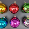 Christmas Sublimation : 8cm Glossy Solid Baubles