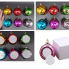 Christmas Sublimation : 8cm Glossy Solid Baubles