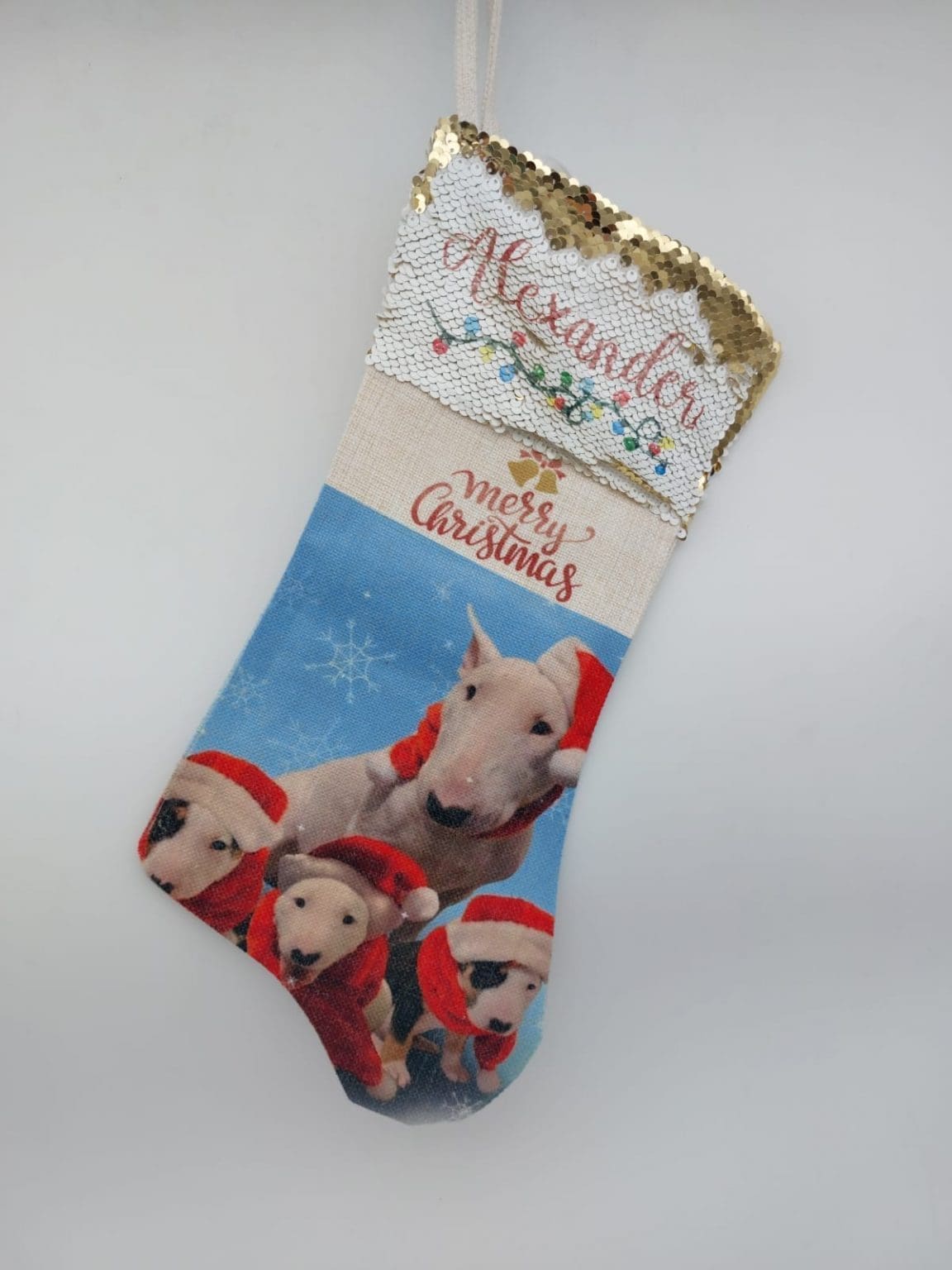 Christmas Blanks : Sequins Top Stockings