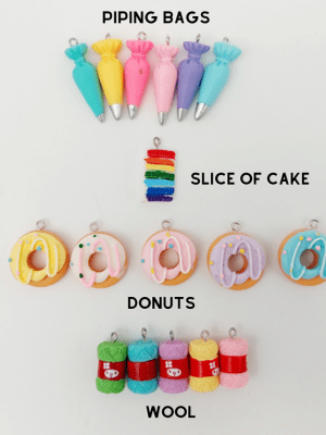 Keychain Accessories : Baking & Sewing