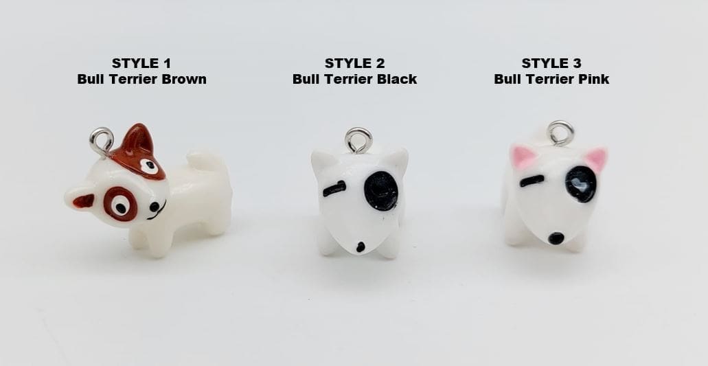 Keychain Accessories : Bull Terrier Charms