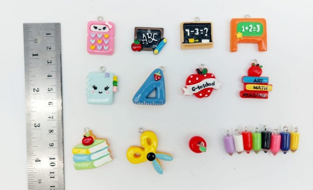 Keychain Accessories : Teacher School Charms