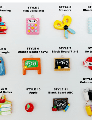 Keychain Accessories : Teacher School Charms