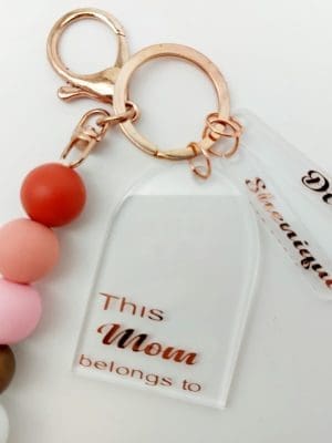 Sublimation Blanks : Acrylic Disc This Mom Belongs to