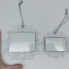 Metal Insert Ornaments : Rectangle Snowflake Inserts