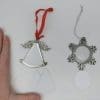 Metal Insert Ornaments : Metal Snowflake & Angel