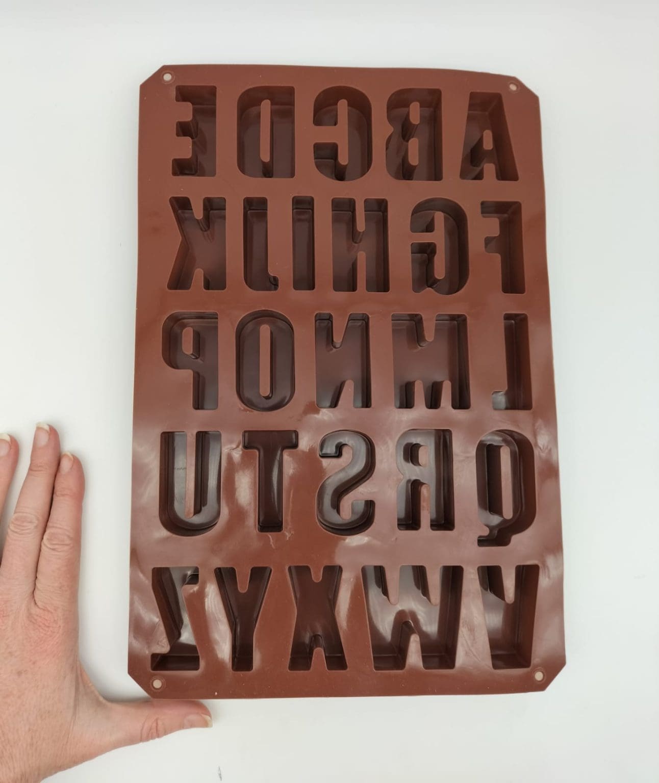 Silicone Moulds : Chunky Alpha Mould (CODE CHUNK_1)