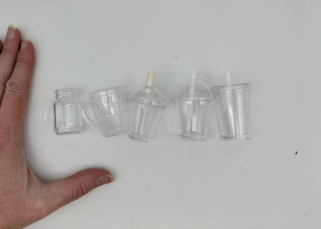 Resin Supplies : Mini Keychain Cups