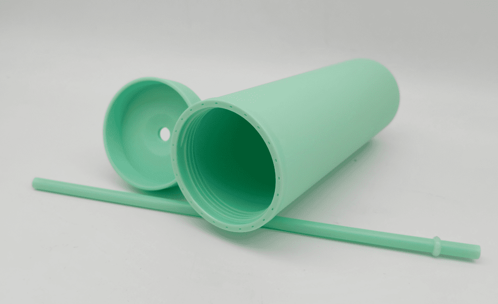 Acylic Tumblers : 16oz Matte Pastel Acrylic Skinny Tumblers (34 Colours)