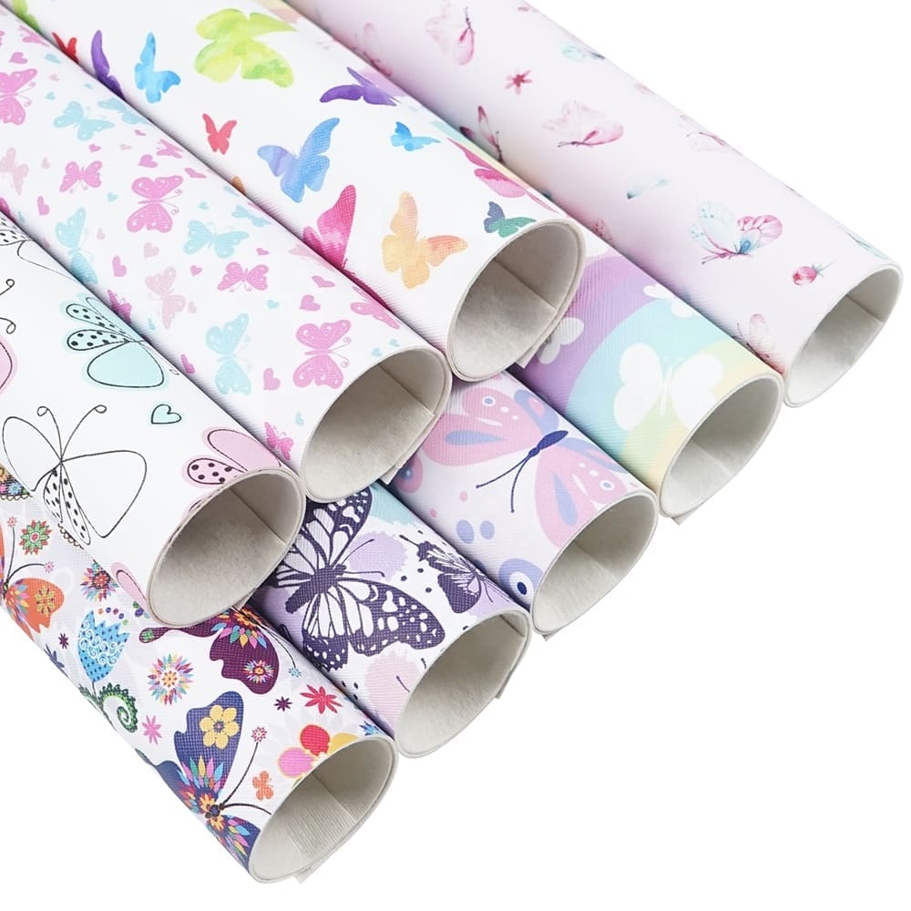 Faux Leather : 8 Piece Butterfly Frenzy (FL28)