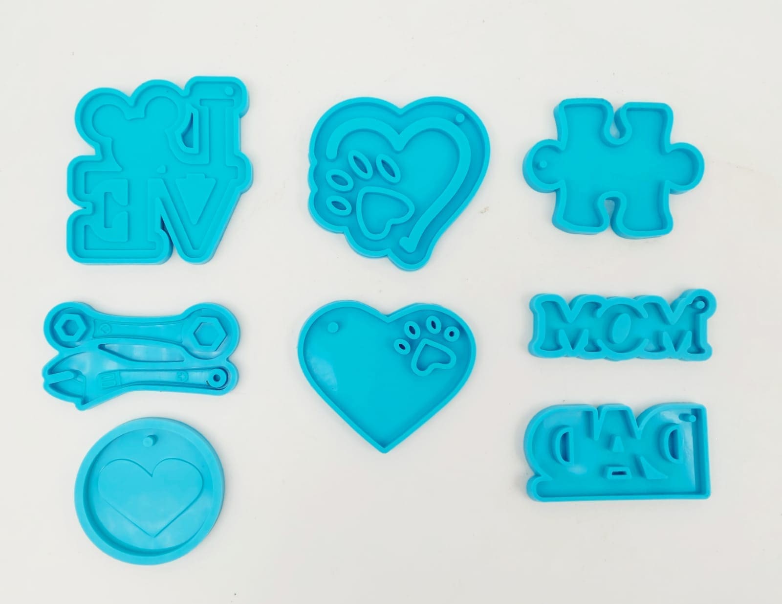 Resin & Epoxy : Keychain Moulds