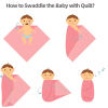 Sublimation Blanks : Baby Receiving Blankets