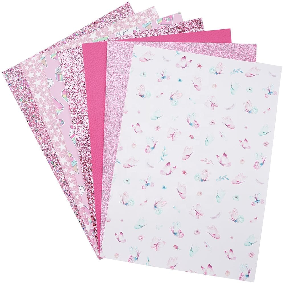 Faux Leather : 7 Piece Unicorn Pretty in Pink (FL20)