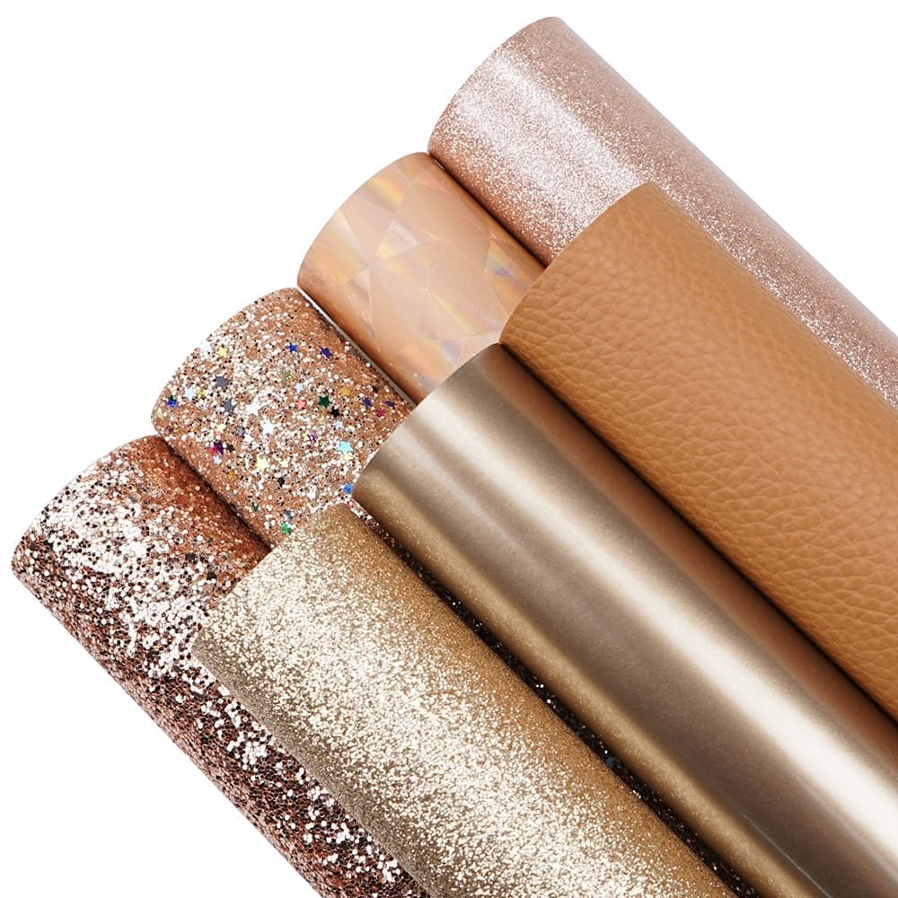 Faux Leather : 7 Piece Rose Gold Fantasy (FL19)