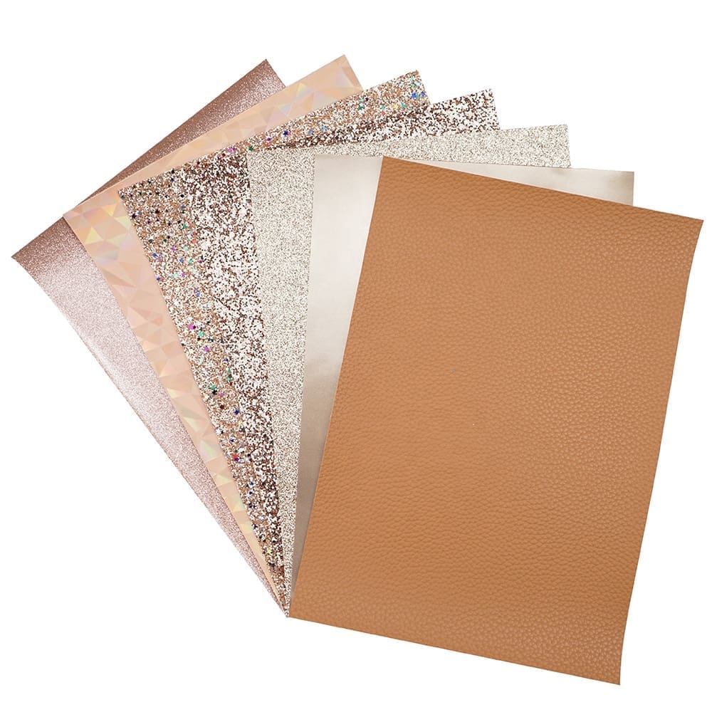 Faux Leather : 7 Piece Rose Gold Fantasy (FL19)