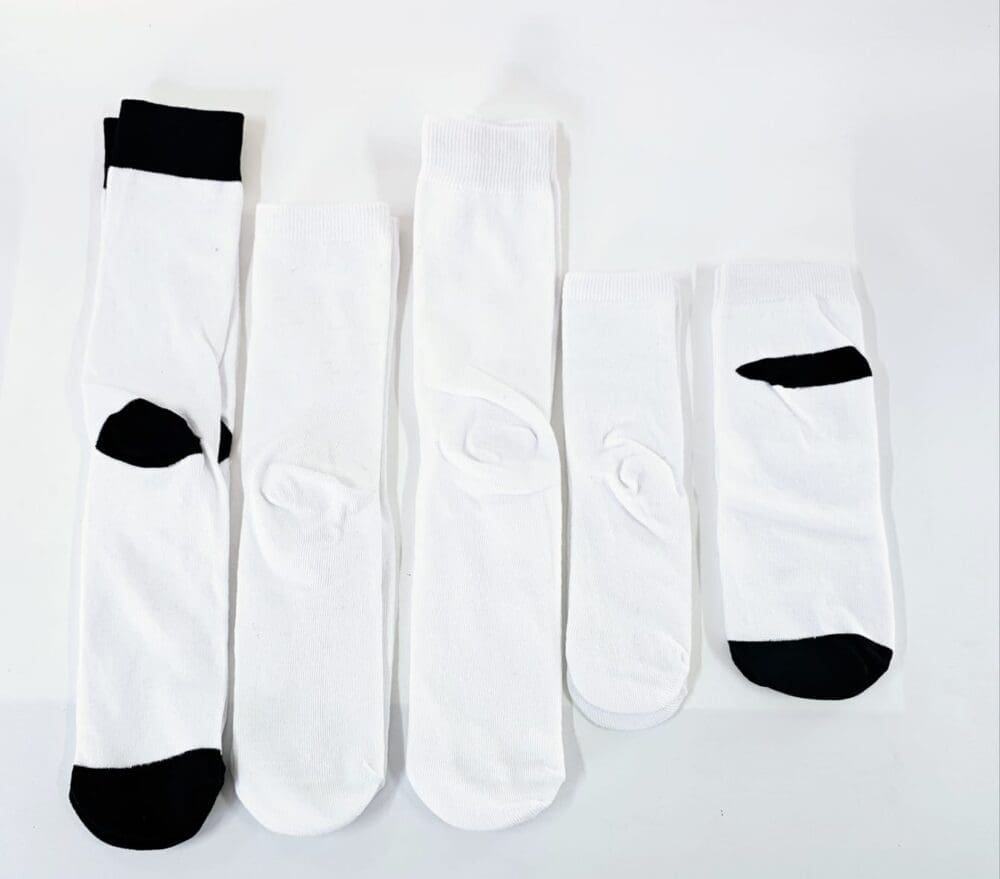 Sublimation Blanks : Sublimation Soft Feel Unisex Socks for adults & Kids